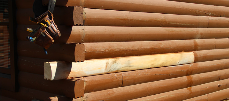 Log Home Damage Repair  Burke County,  North Carolina